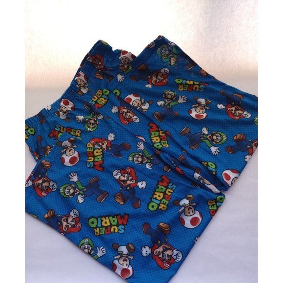 Super Mario and Characters 'Here We Go' Boy's (3-Piece Pajama Set) Bright blue - Picture 6 of 12